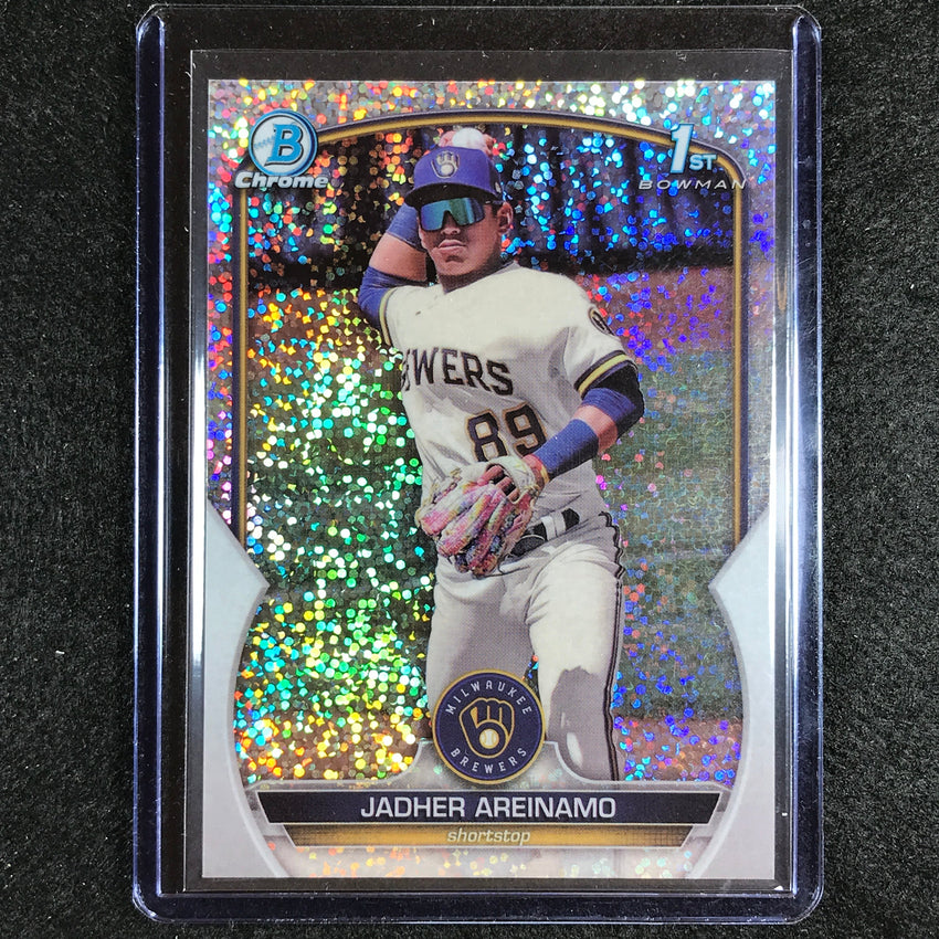 2023 Bowman Chrome Mlb Jadher Areinamo 1st Bowman Prospect Speckle 297/299
