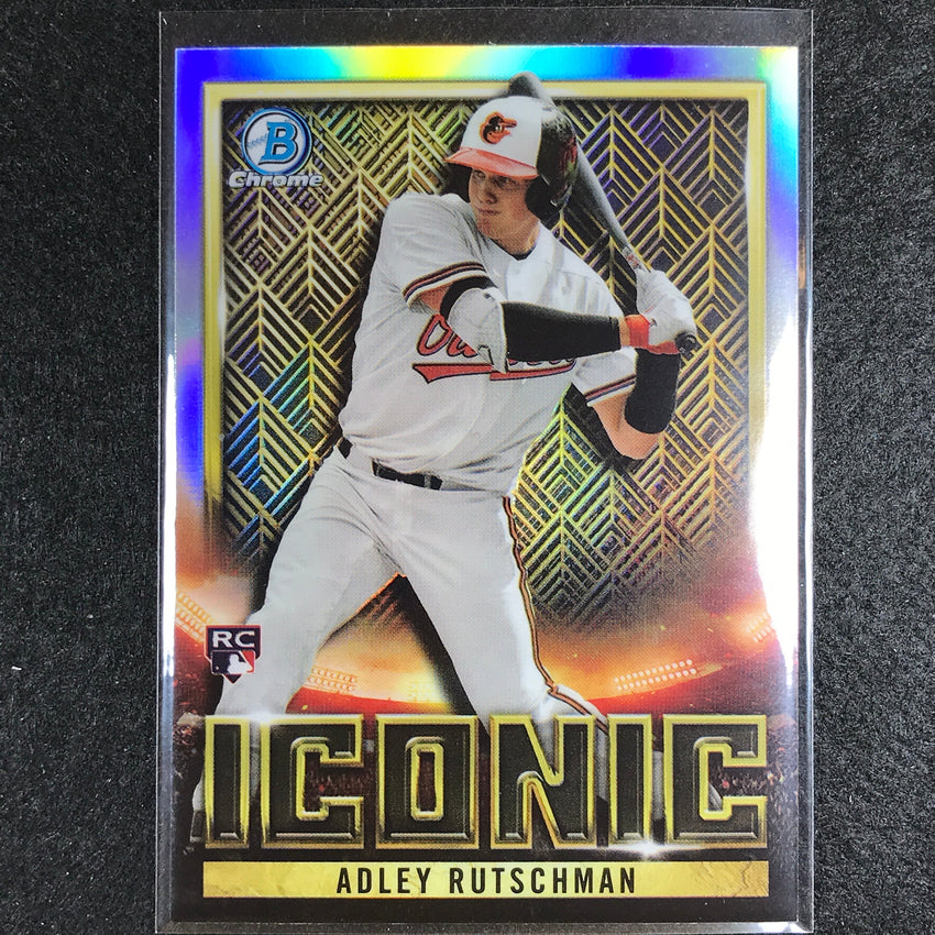 2023 Bowman Chrome Mlb Adley Rutschman Bowman Iconic Rookie Refractor No 21