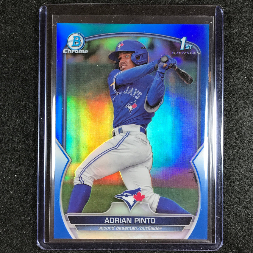 2023 Bowman Chrome Mlb Adrian Pinto 1st Bowman Prospect Blue 95/150