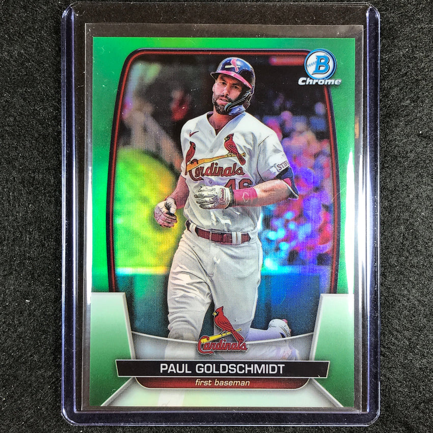 2023 Bowman Chrome Mlb Paul Goldschmidt Base Green 75/99