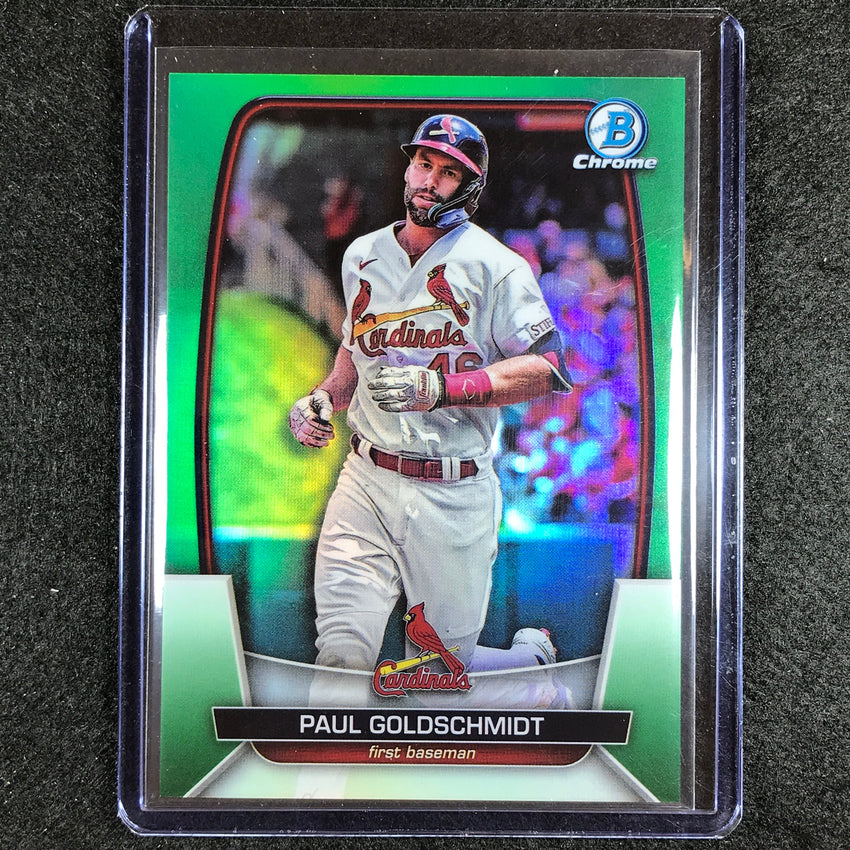 2023 Bowman Chrome Mlb Paul Goldschmidt Base Green 94/99