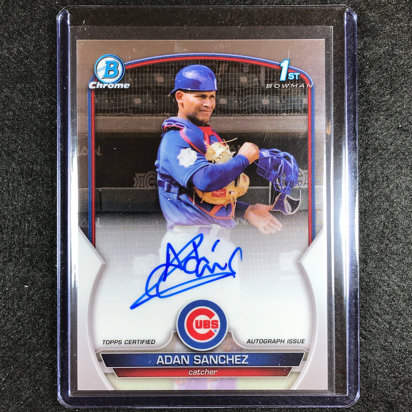 2023 Bowman Chrome MLB ADAN SANCHEZ 1st Bowman Prospect Auto Base #ASA