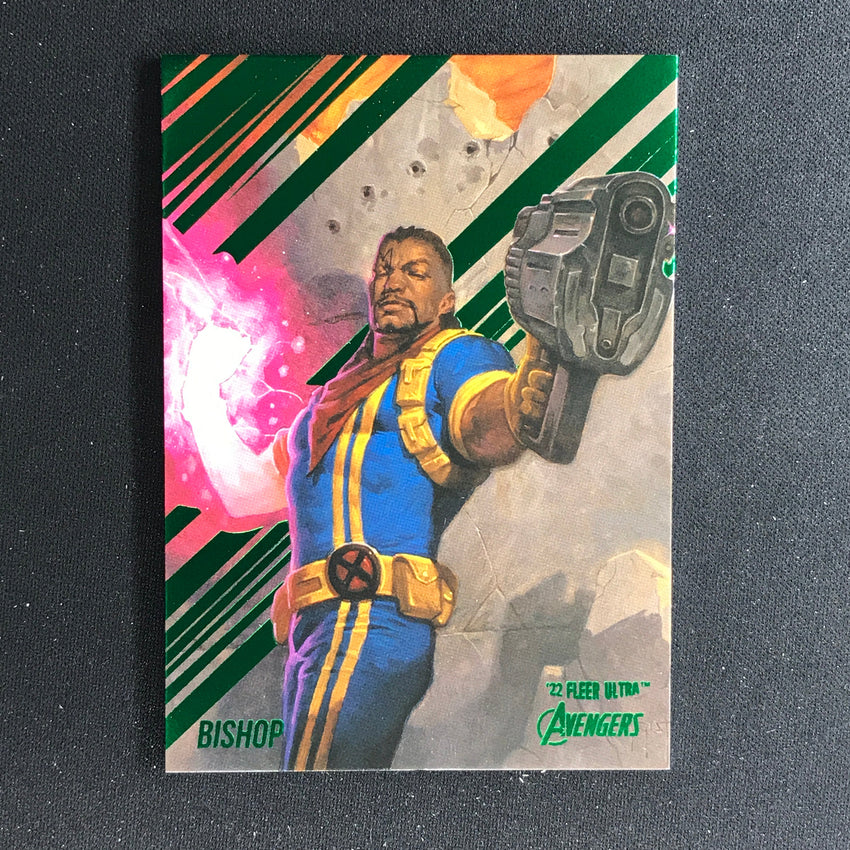 2022 Fleer Ultra Avengers BISHOP Base Green Foil #5