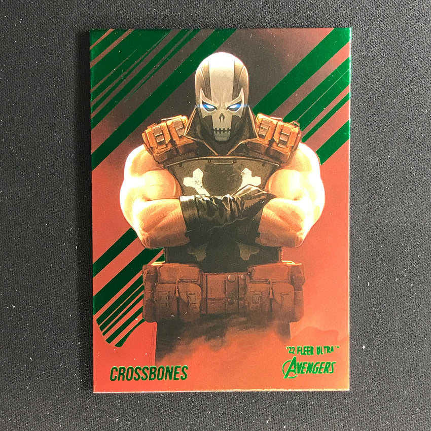 2022 Fleer Ultra Avengers CROSSBONES Base Green Foil #19