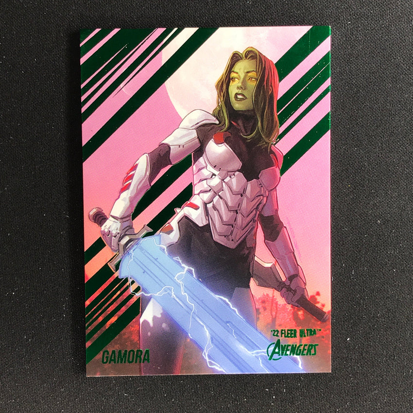 2022 Fleer Ultra Avengers GAMORA Base Green Foil #23