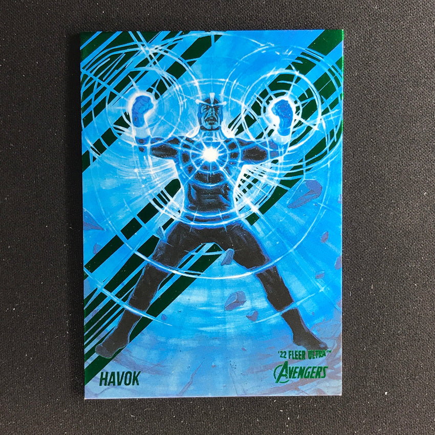 2022 Fleer Ultra Avengers HAVOK Base Green Foil #26