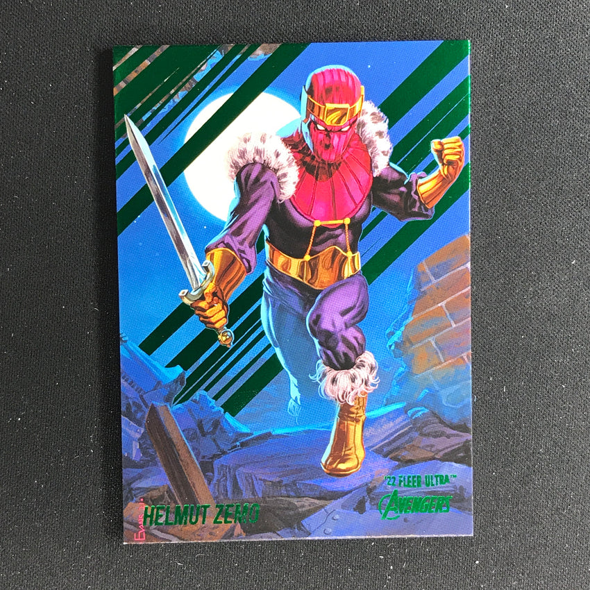 2022 Fleer Ultra Avengers HELMUT ZEMO Base Green Foil #27