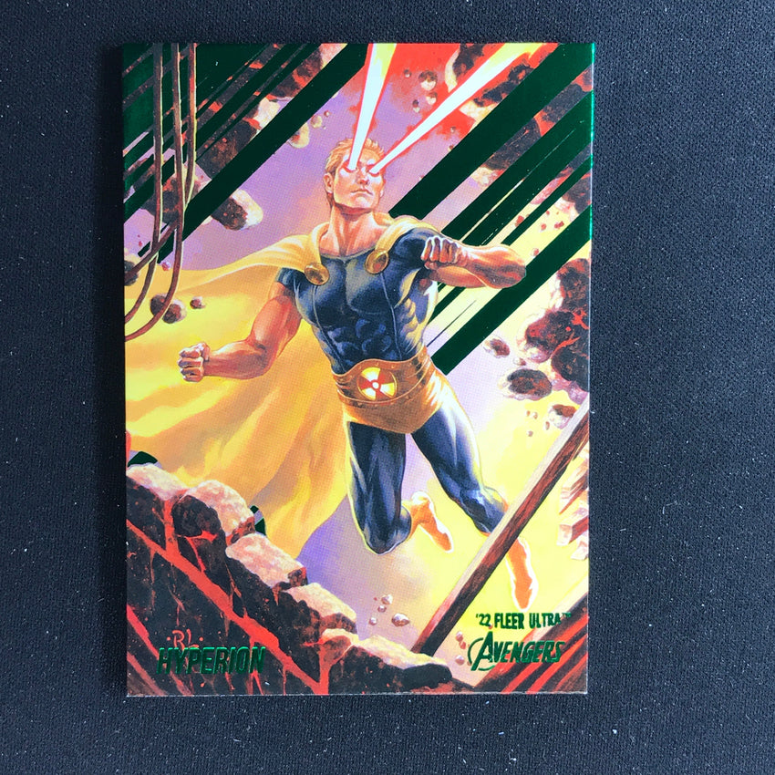 2022 Fleer Ultra Avengers HYPERION Base Green Foil #32