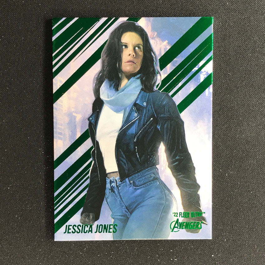 2022 Fleer Ultra Avengers JESSICA JONES Base Green Foil #36