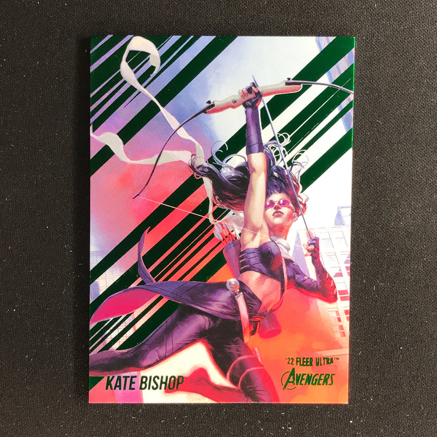 2022 Fleer Ultra Avengers KATE BISHOP Base Green Foil #37