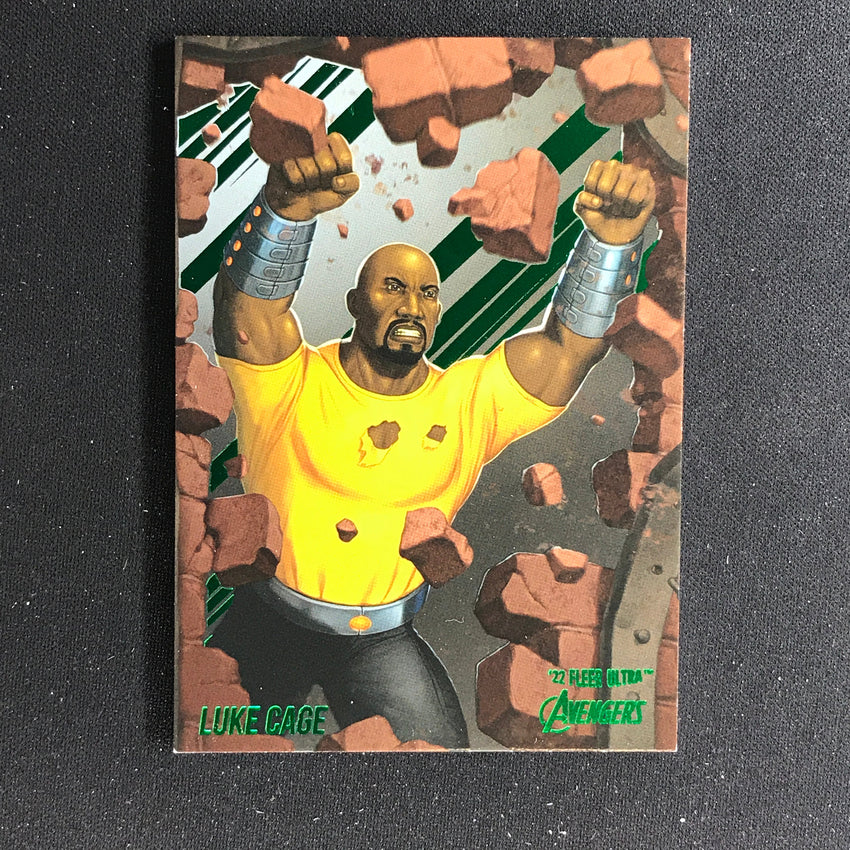 2022 Fleer Ultra Avengers LUKE CAGE Base Green Foil #40