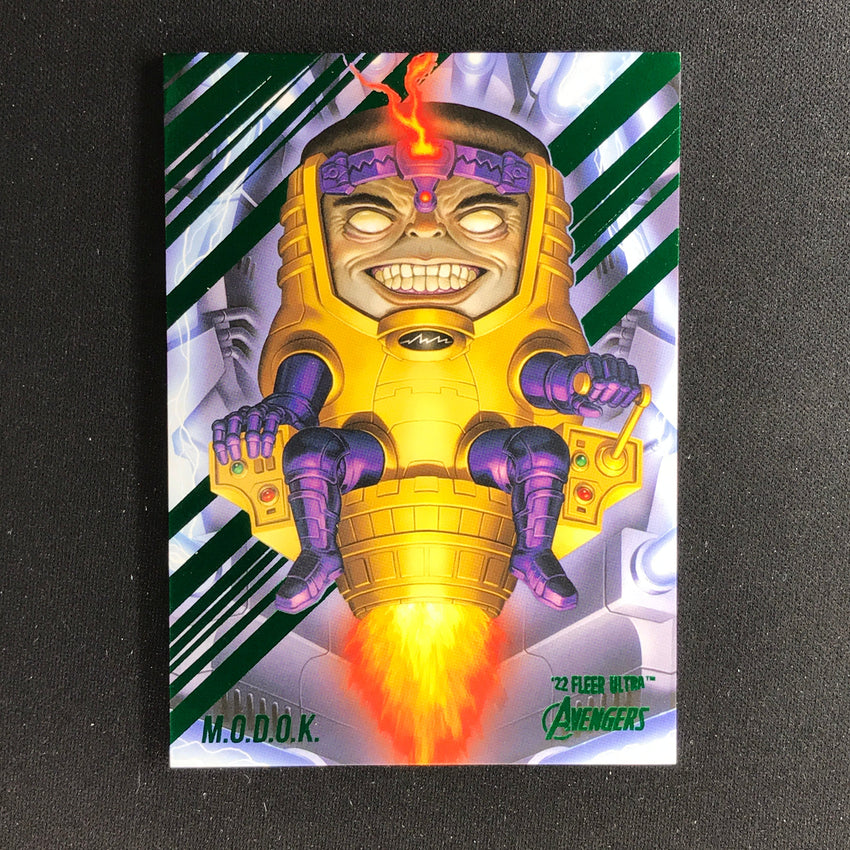 2022 Fleer Ultra Avengers M.O.D.O.K. Base Green Foil #46