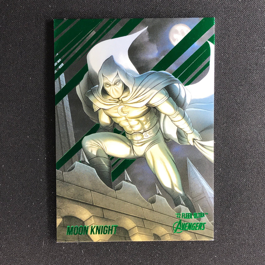 2022 Fleer Ultra Avengers MOON KNIGHT Base Green Foil #47