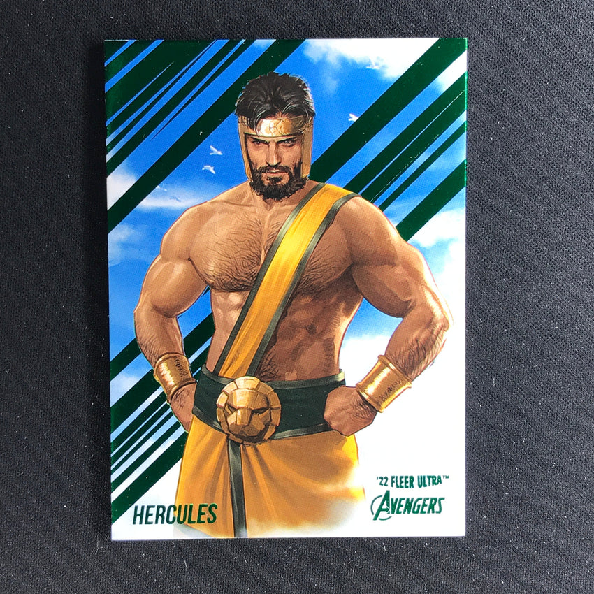 2022 Fleer Ultra Avengers HERCULES Base Green Foil #48