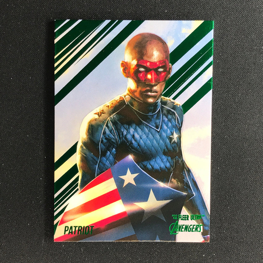 2022 Fleer Ultra Avengers PATRIOT Base Green Foil #51