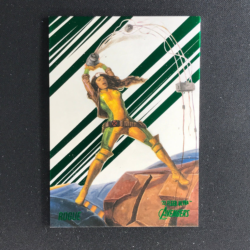 2022 Fleer Ultra Avengers ROGUE Base Green Foil #59