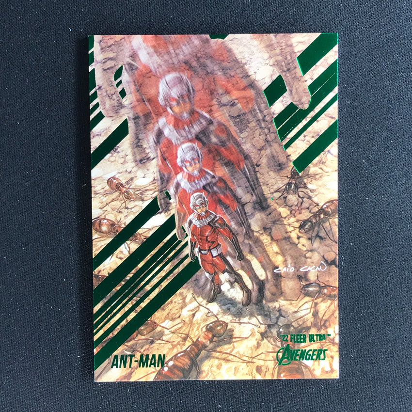 2022 Fleer Ultra Avengers ANT-MAN Base Green Foil #62