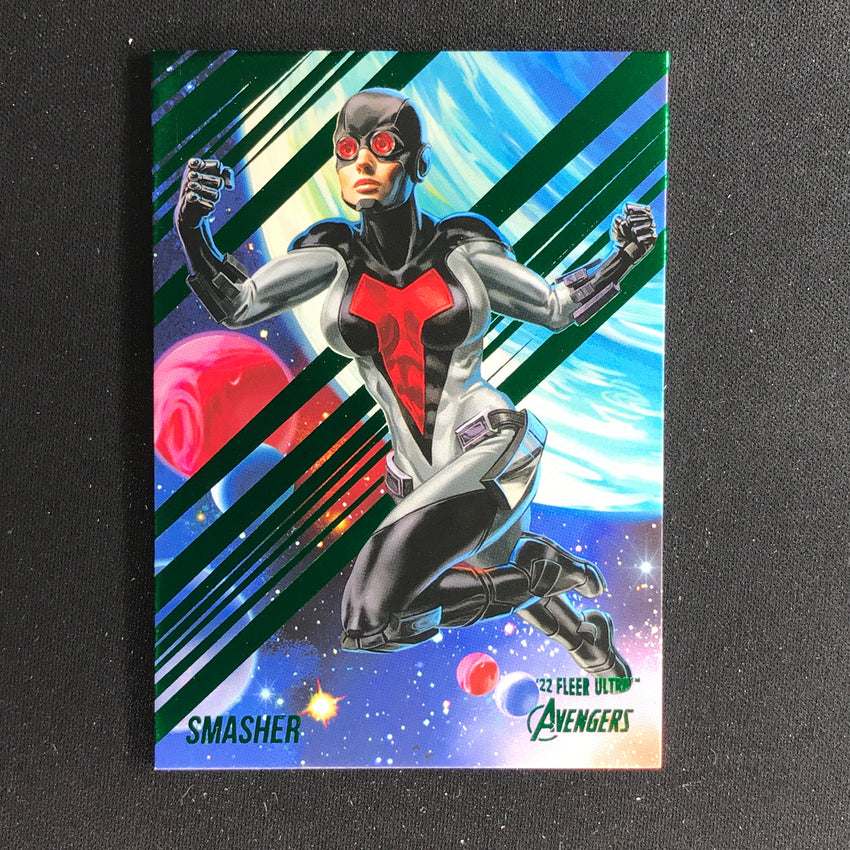2022 Fleer Ultra Avengers SMASHER Base Green Foil #66