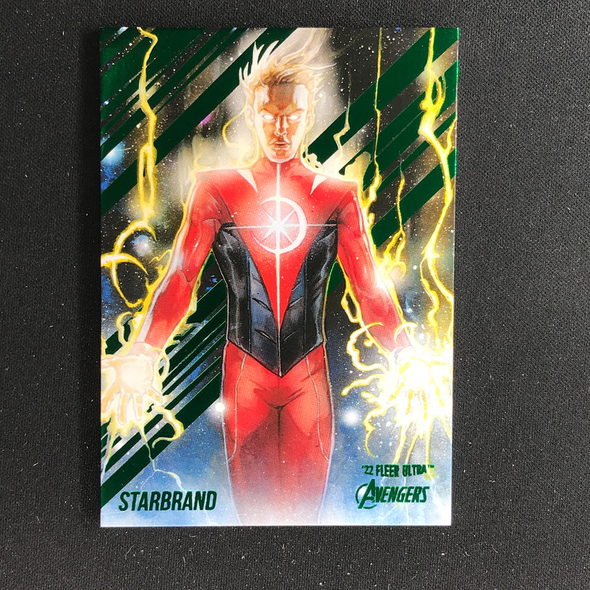 2022 Fleer Ultra Avengers STARBRAND Base Green Foil #72