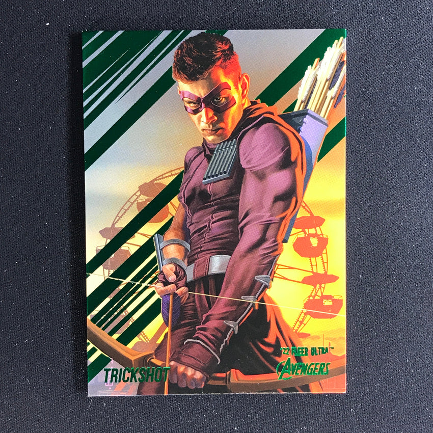 2022 Fleer Ultra Avengers TRICKSHOT Base Green Foil #79
