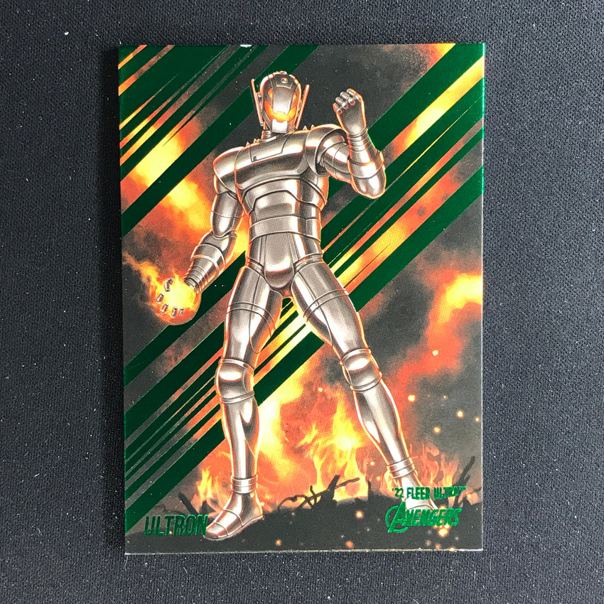 2022 Fleer Ultra Avengers ULTRON Base Green Foil #80