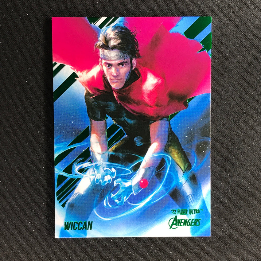 2022 Fleer Ultra Avengers WICCAN Base Green Foil #87
