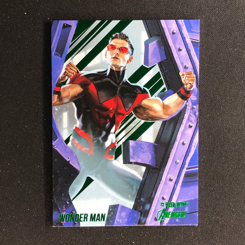 2022 Fleer Ultra Avengers WONDER MAN Base Green Foil #90