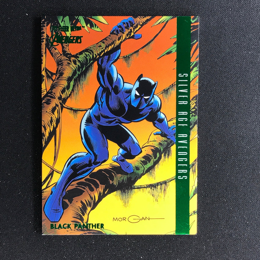 2022 Fleer Ultra Avengers BLACK PANTHER Silver Age Green Foil #101