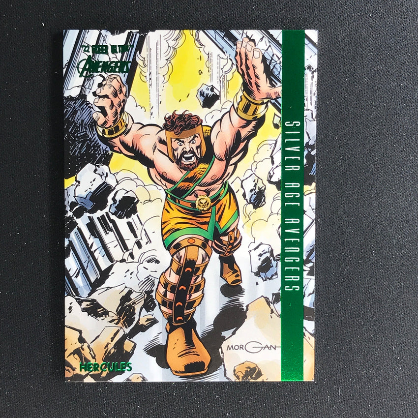 2022 Fleer Ultra Avengers HERCULES Silver Age Green Foil #106