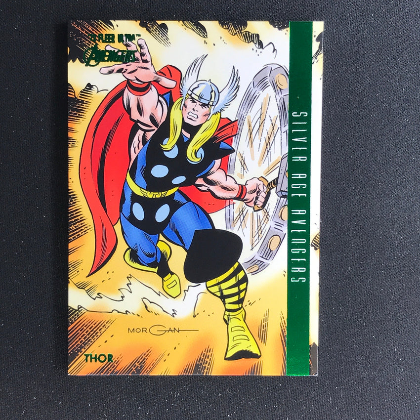 2022 Fleer Ultra Avengers THOR Silver Age Green Foil #113