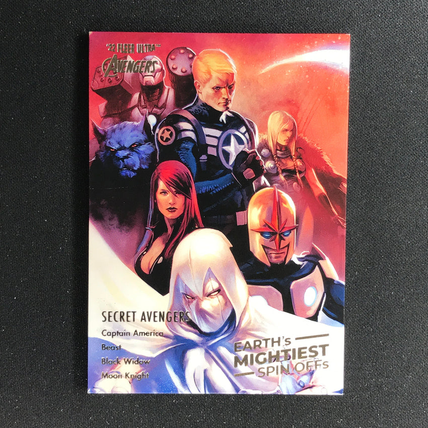 2022 Fleer Ultra Avengers Secret Avengers Earths Mightiest Spin-offs Base No 3