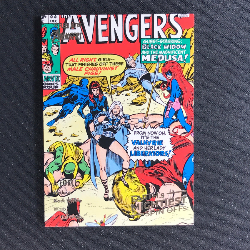 2022 Fleer Ultra Avengers A-force Earths Mightiest Spin-offs Base No 4