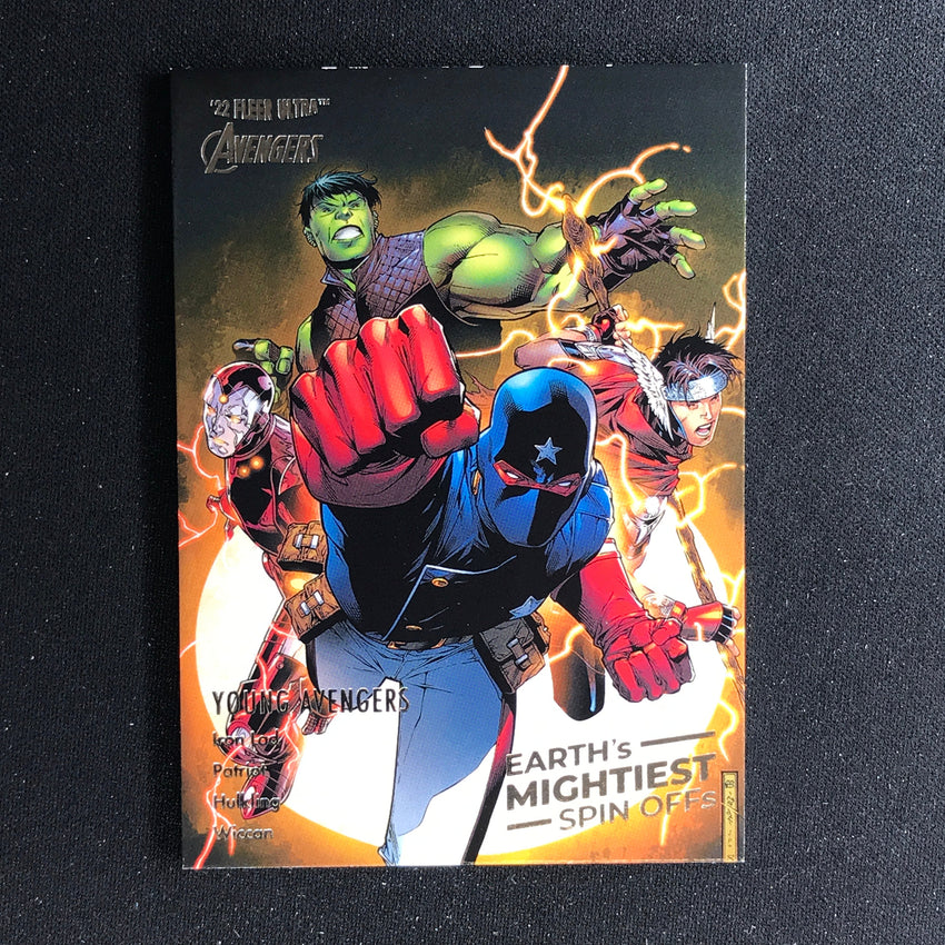 2022 Fleer Ultra Avengers Young Avengers Earths Mightiest Spin-offs Base No 5