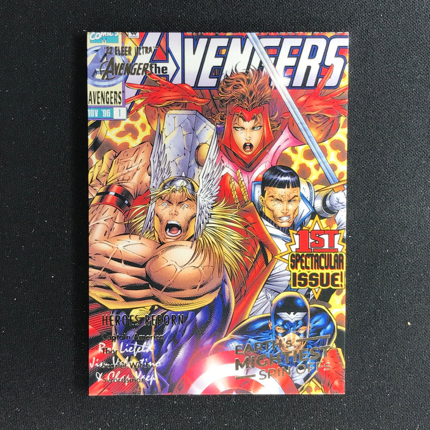 2022 Fleer Ultra Avengers Heroes Reborn Earths Mightiest Spin-offs Base No 10