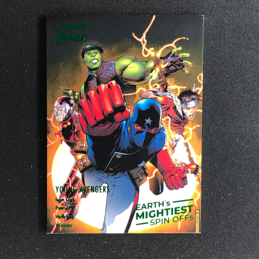2022 Fleer Ultra Avengers YOUNG AVENGERS Mightiest Spin-Offs Green Foil #5