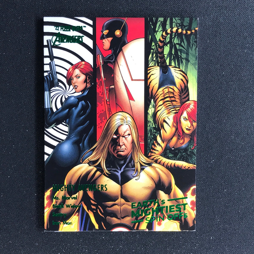 2022 Fleer Ultra Avengers MIGHTY AVENGERS Mightiest Spin-Offs Green Foil #9