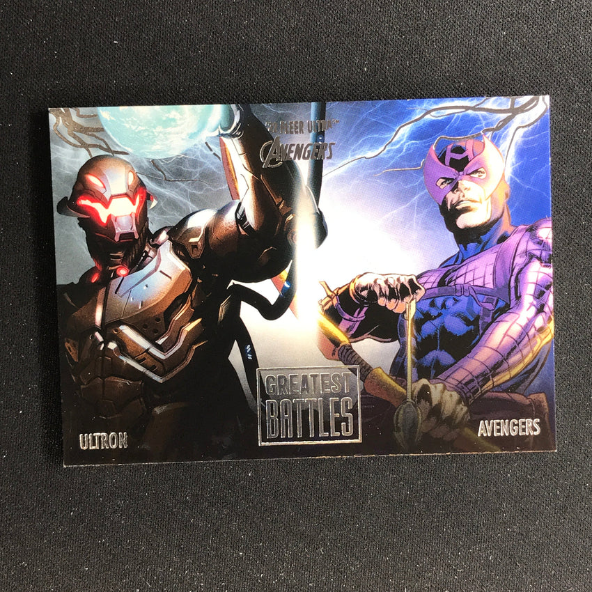 2022 Fleer Ultra Avengers AGE OF ULTRON Greatest Battles Base #1