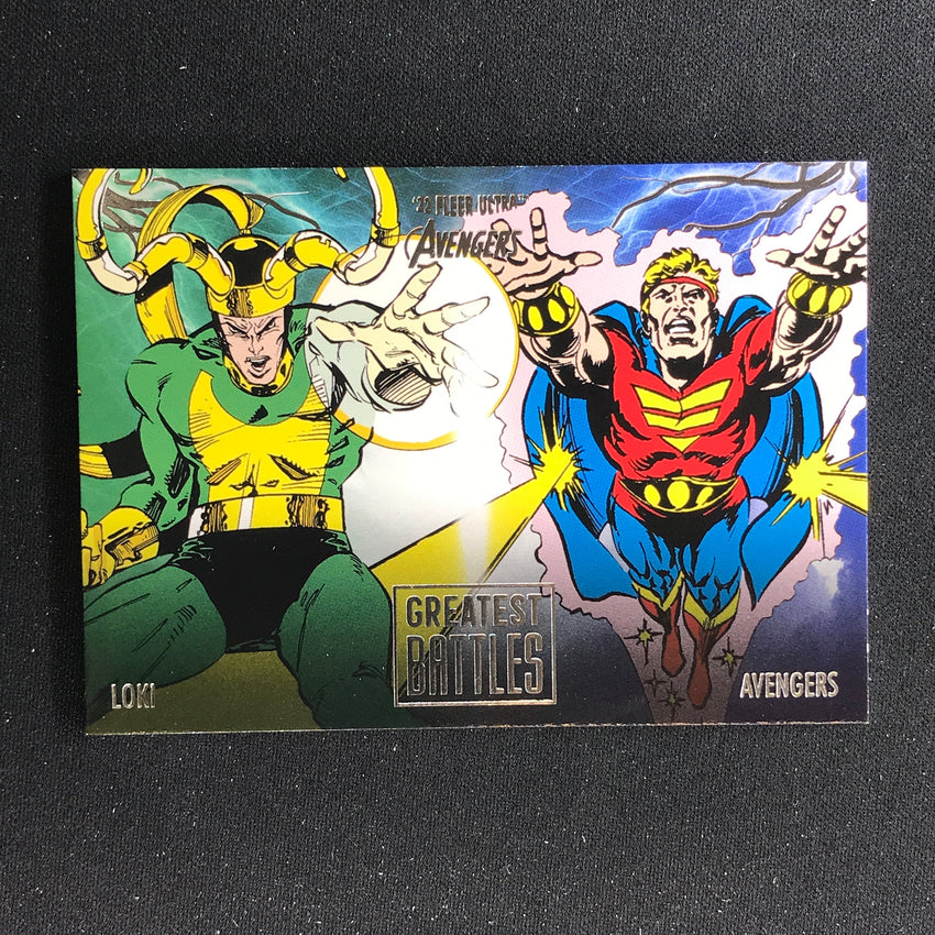 2022 Fleer Ultra Avengers ACTS OF VENGENCE Greatest Battles Base #3