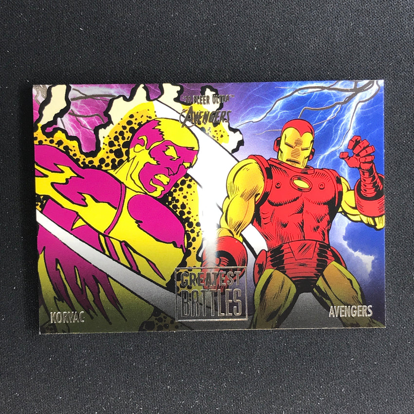 2022 Fleer Ultra Avengers THE KORVAC SAGA Greatest Battles Base #4
