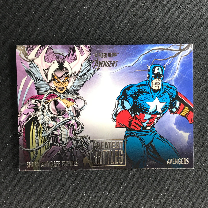 2022 Fleer Ultra Avengers Operation Galactic Storms Greatest Battles Base No 5