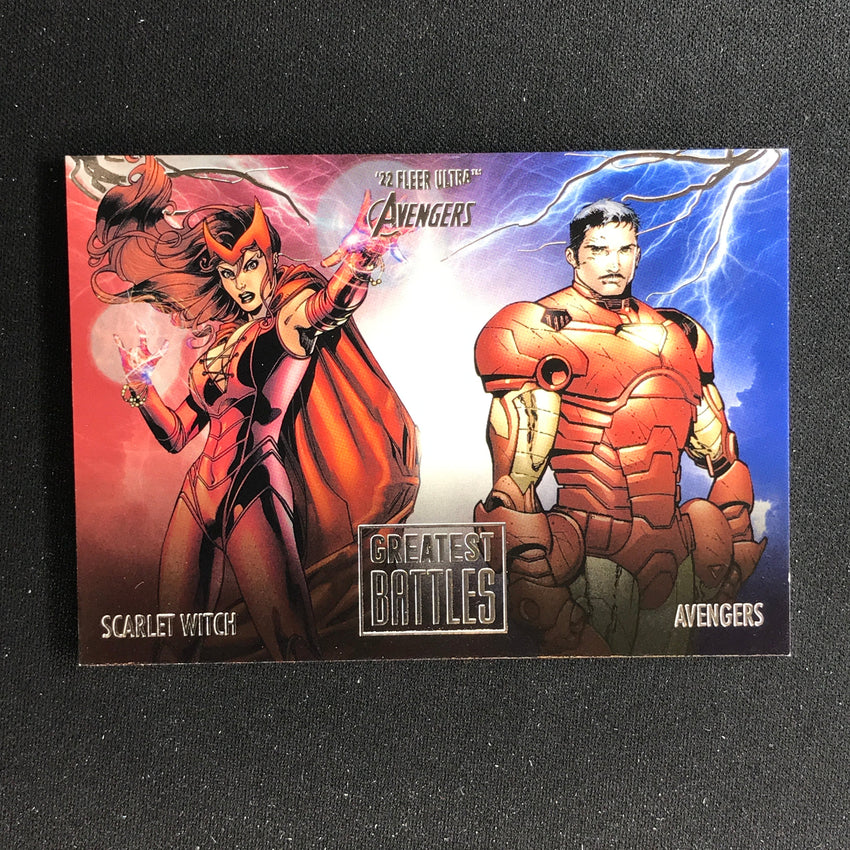 2022 Fleer Ultra Avengers HOUSE OF M SCARLET WITCH Greatest Battles Base #6