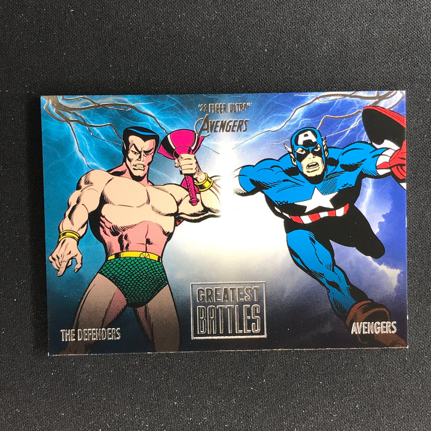 2022 Fleer Ultra Avengers THE AVENGERS/DEFENDERS WAR Greatest Battles Base #7
