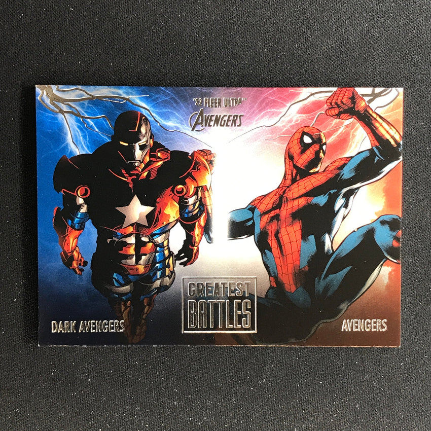 2022 Fleer Ultra Avengers DARK REIGN Greatest Battles Base #9