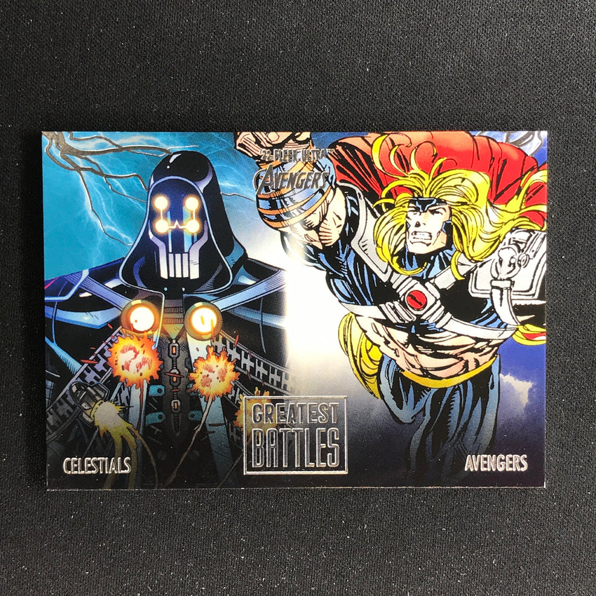 2022 Fleer Ultra Avengers HEROES REBORN - CELESTIALS Greatest Battles Base #12