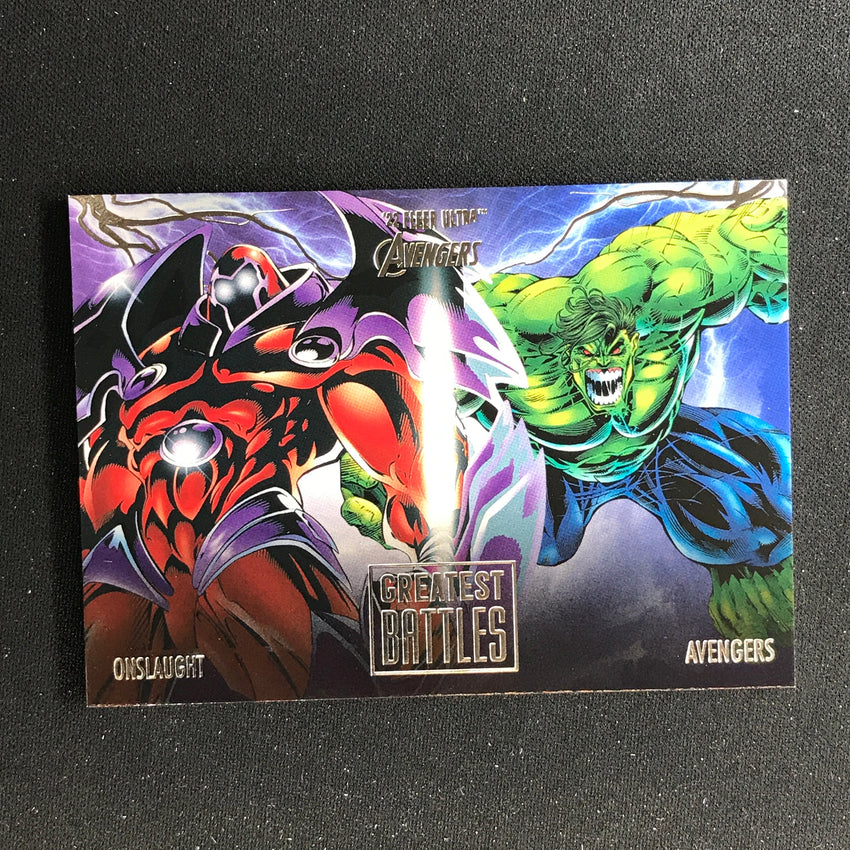 2022 Fleer Ultra Avengers Onslaught Marvel Universe Greatest Battles Base No 13