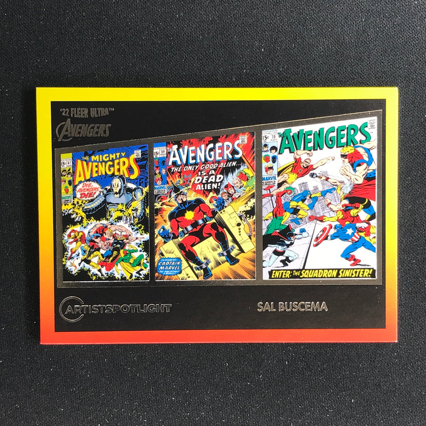 2022 Fleer Ultra Avengers SAL BUSCEMA Artist Spotlight Base #1