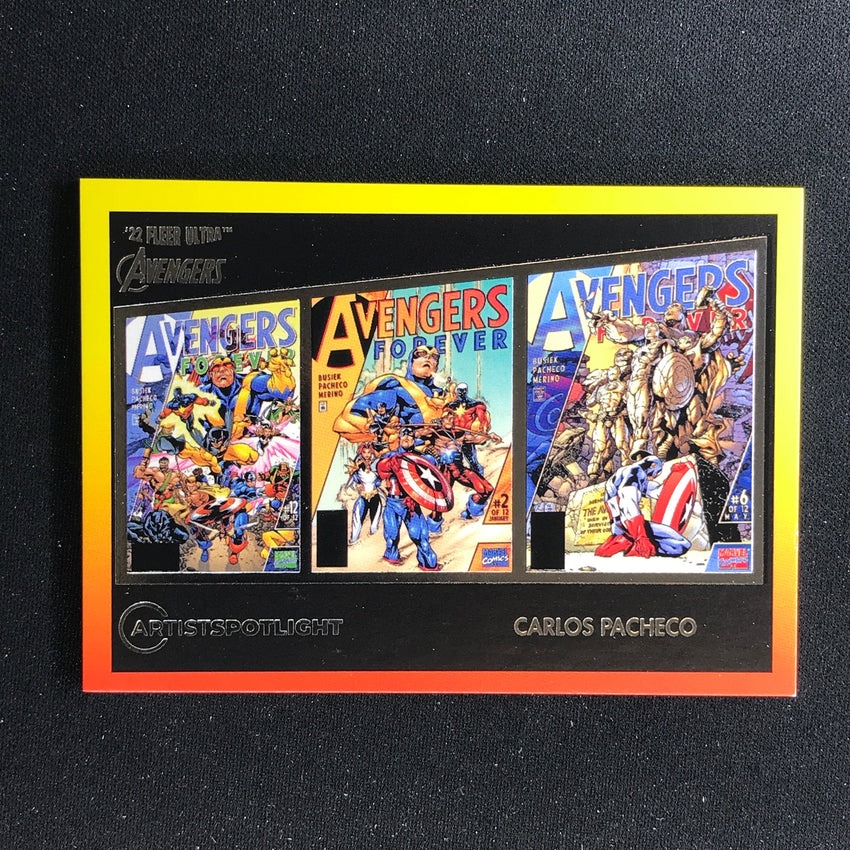 2022 Fleer Ultra Avengers CARLOS PACHECO Artist Spotlight Base #7