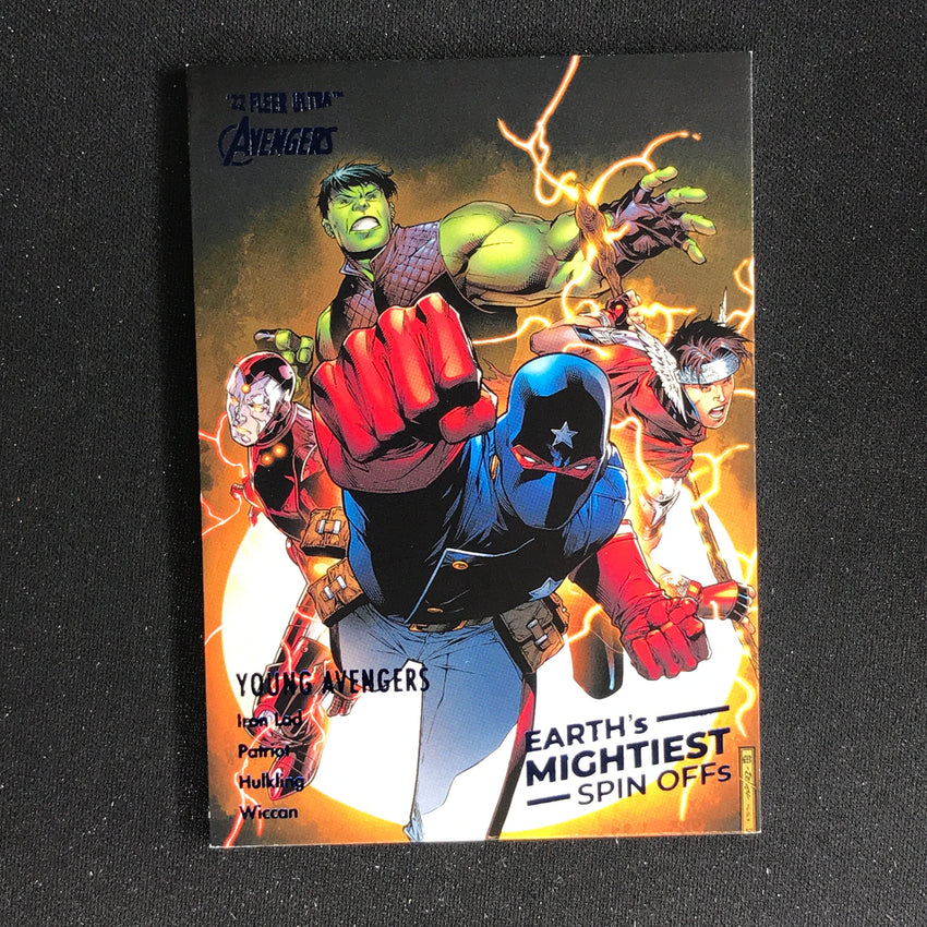 2022 Fleer Ultra Avengers Young Avengers Mightiest Spin-offs Blue Foil 316/360