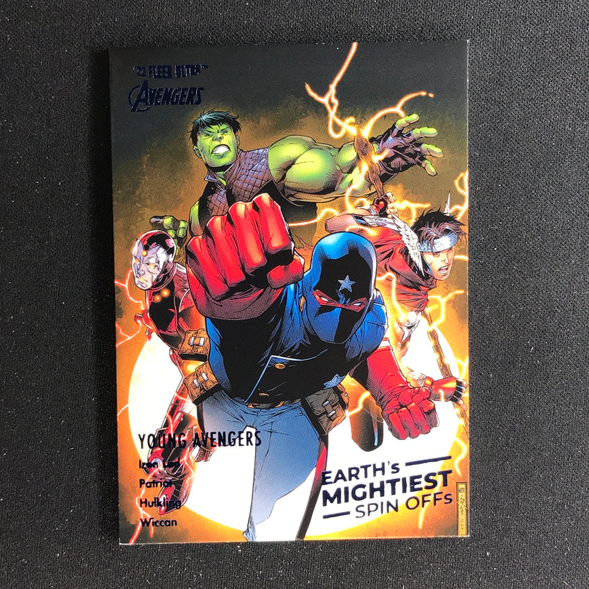 2022 Fleer Ultra Avengers Young Avengers Mightiest Spin-offs Blue Foil 216/360