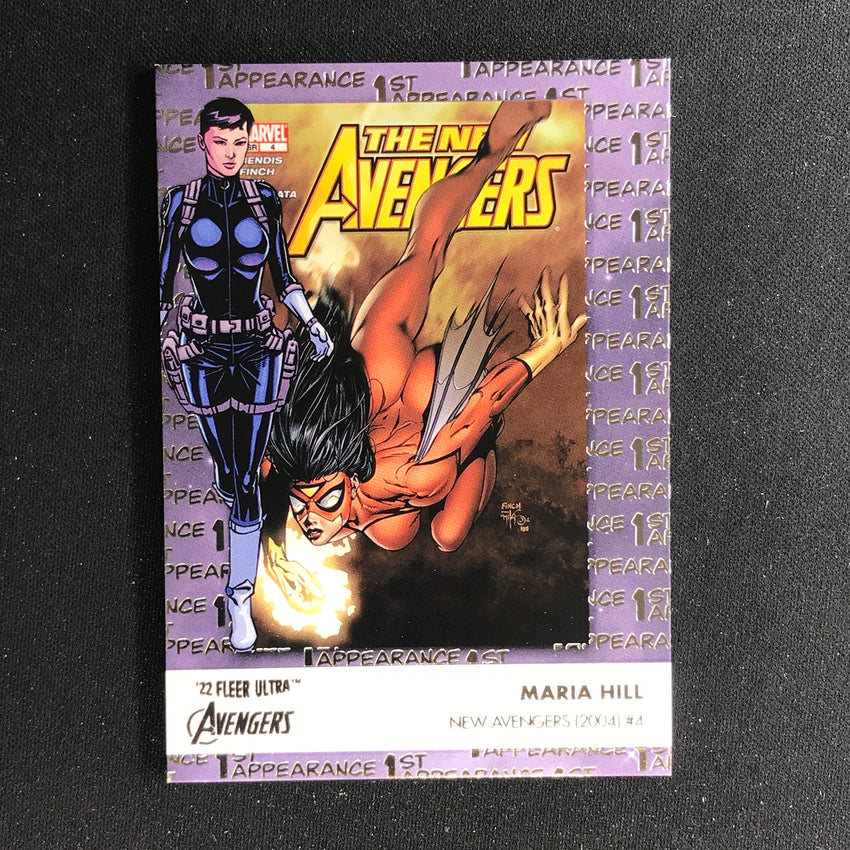 2022 Fleer Ultra Avengers MARIA HILL 1st Appearances Base #11